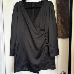 ZARA SATIN MINI DRESS
